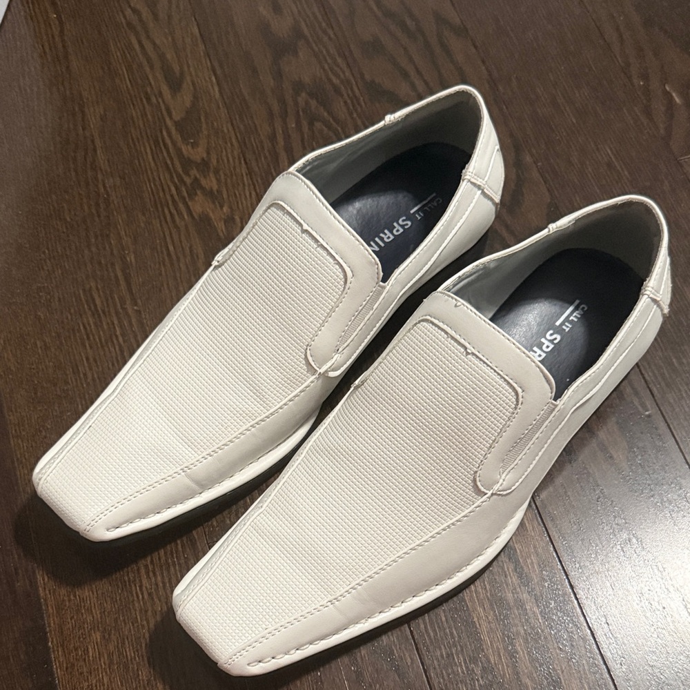 Call it Spring Men's White Loafers - US size 8 Men’s